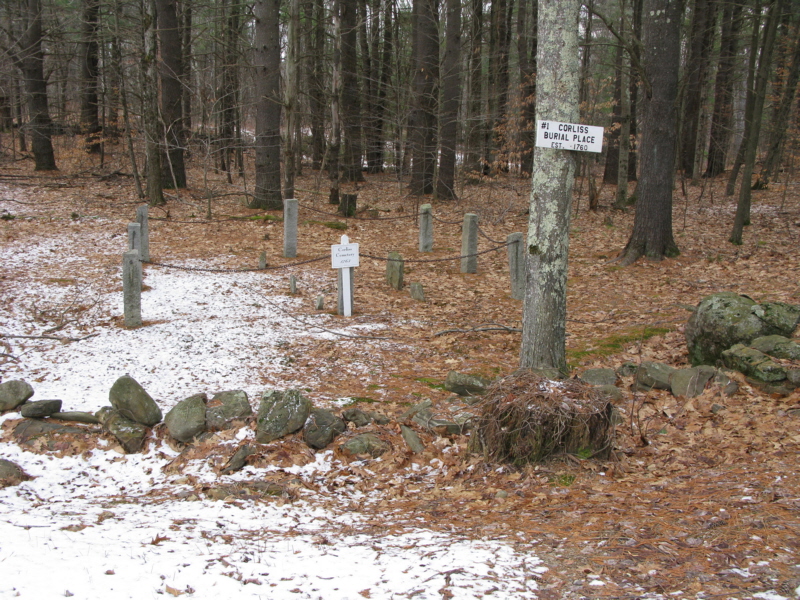 Corliss Burial Place